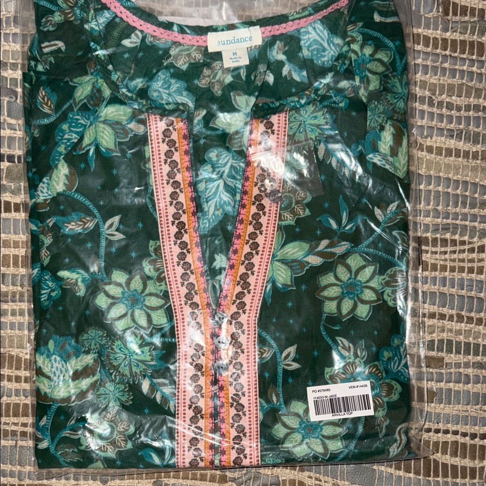 Sundance Arvilla top size medium new with tags very